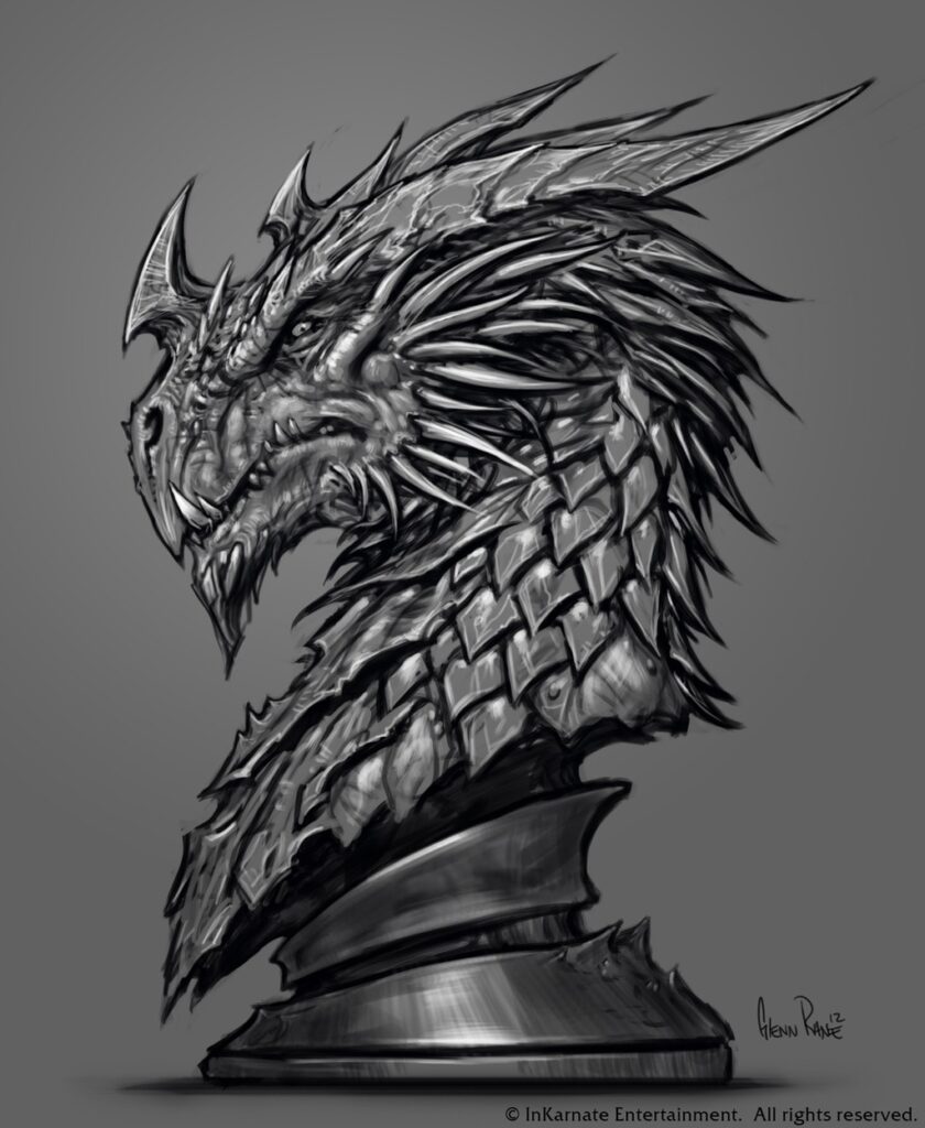 Inkarnate — dragon sculpt design