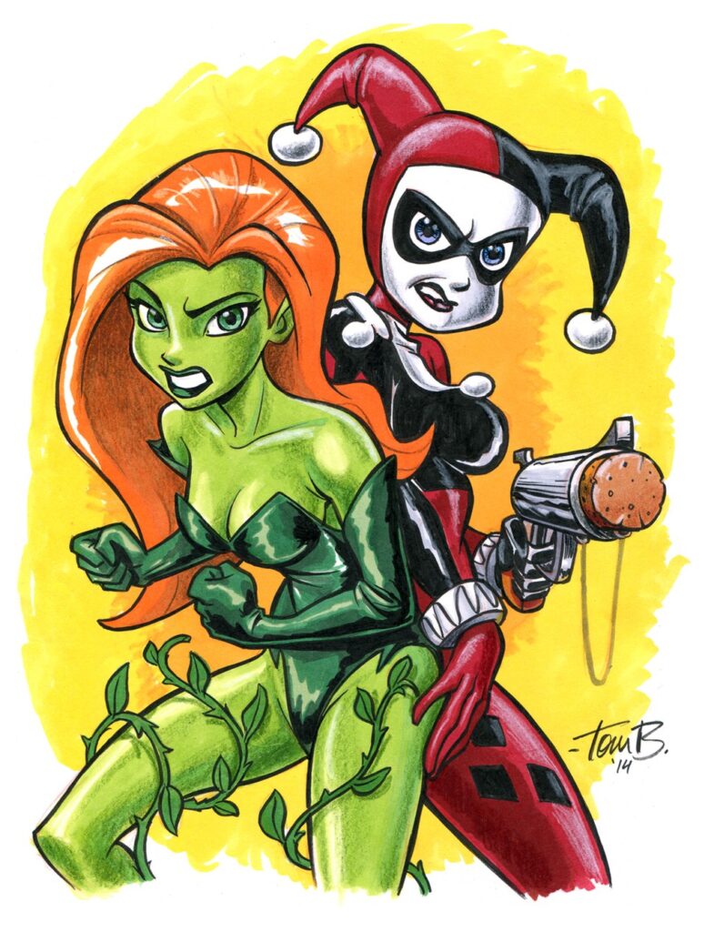 Harley and Ivy back to back