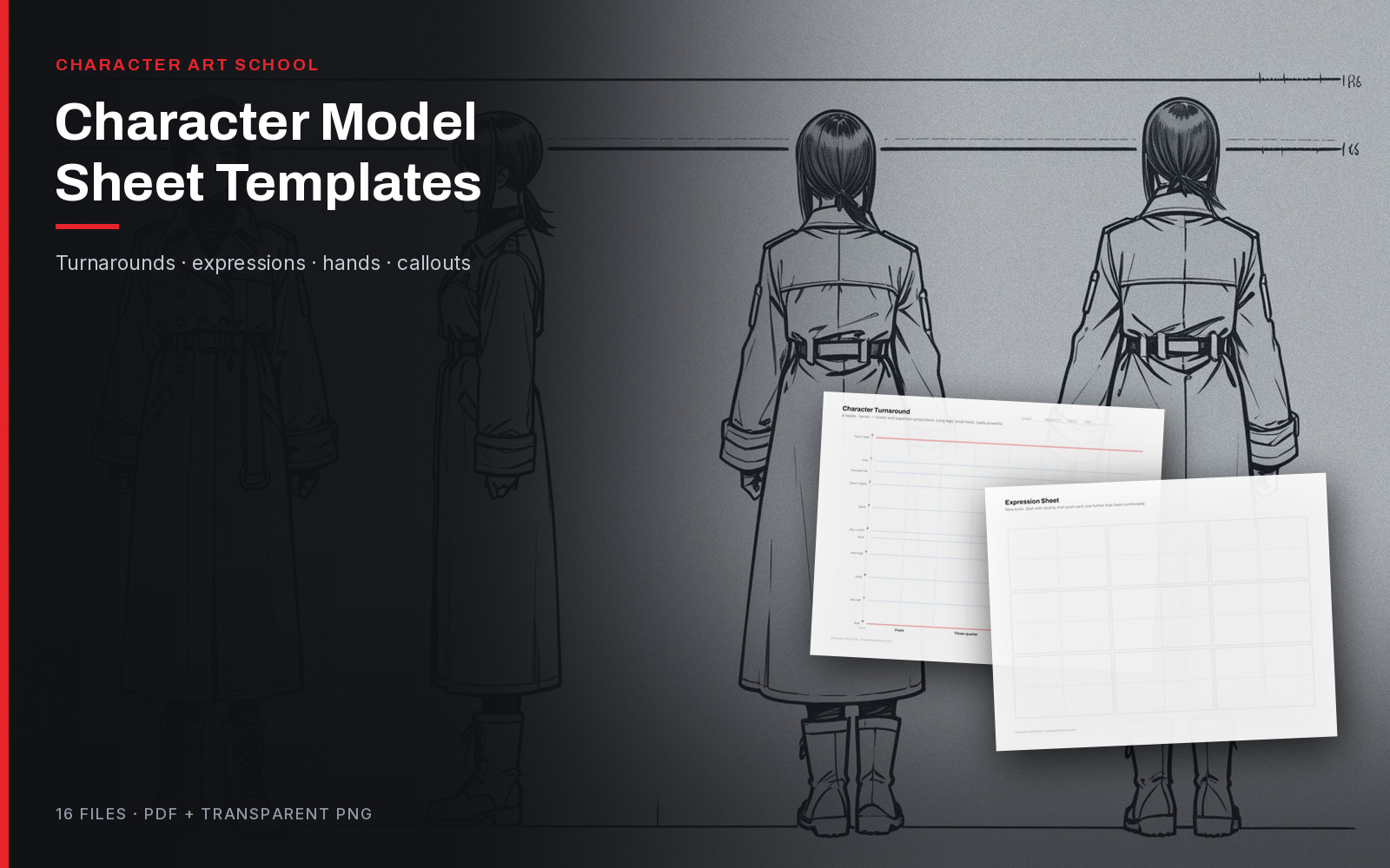 Character Model Sheet Templates