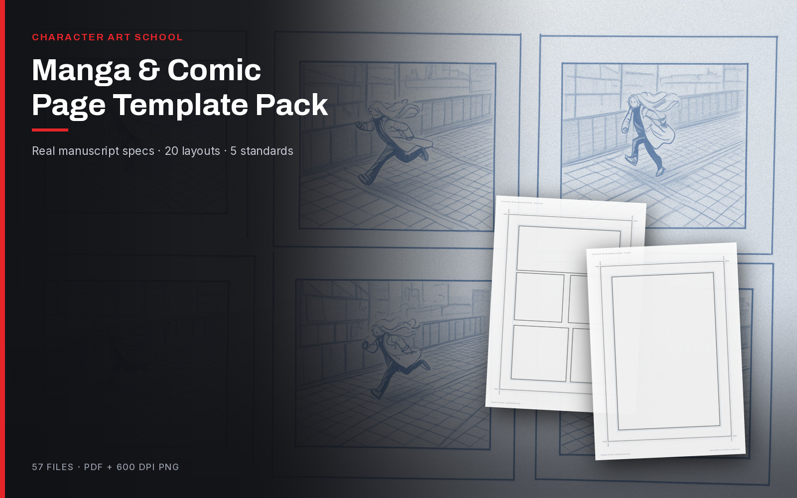 Manga & Comic Page Template Pack