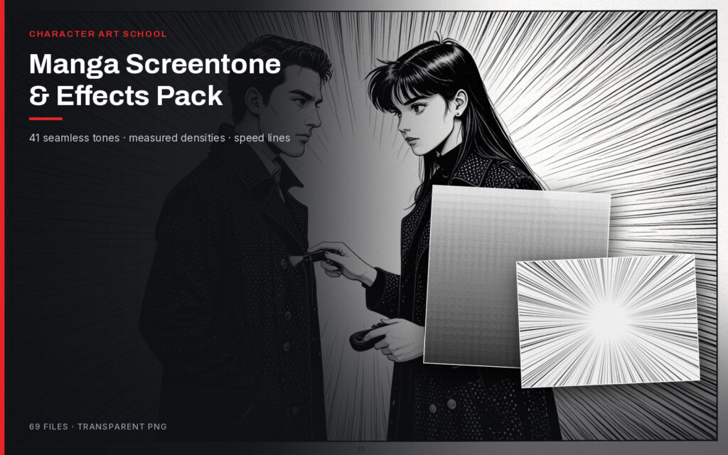 Manga Screentone & Effects Pack