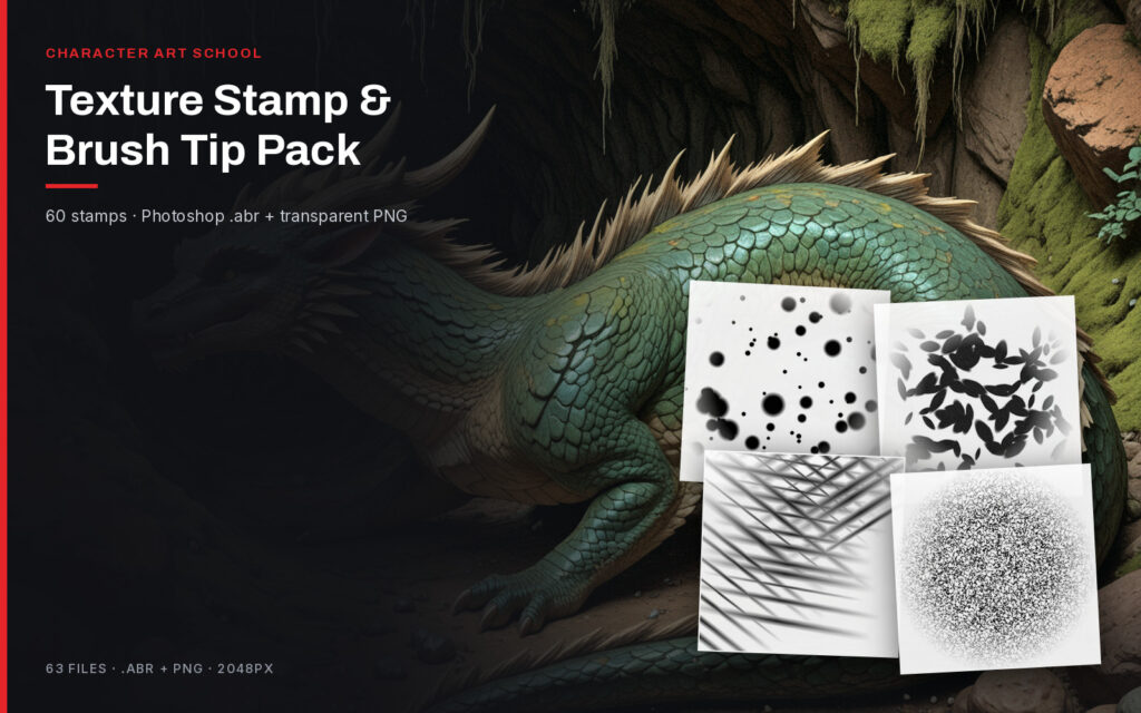 Texture Stamp & Brush Tip Pack